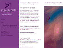 Tablet Screenshot of movimiento-tanzundtheater.de